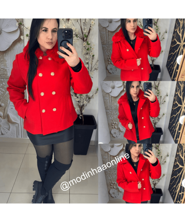 Casaco Luiza Vermelho